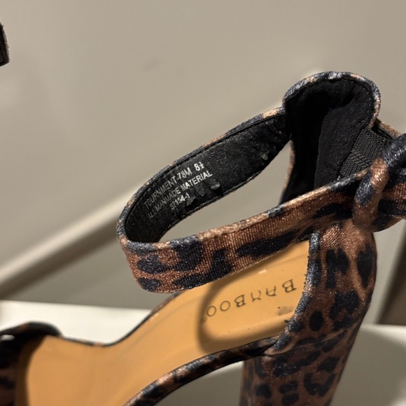 BAMBOO Brown and Black Platform Sandals - Picture 5 of 5